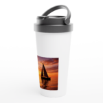 Edelstahl-Reisebecher "Abendglut" – Bild 2