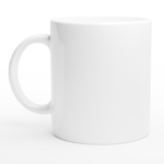 Keramiktasse "Auszeit" weiß – Bild 3