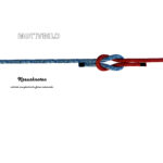 Emaille-Tasse "Kreuzknoten" weiß – Bild 4