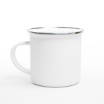 Emaille-Tasse "SkipperMomente" weiß – Bild 3