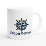 Keramiktasse "SkipperMomente" weiß