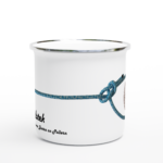 Emaille-Tasse "Palstek" weiß – Bild 2