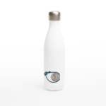 Edelstahl-Wasserflasche "Palstek" weiß