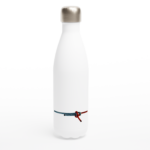 Edelstahl-Wasserflasche "Schotstek" weiß