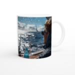 Keramiktasse "Seeblick"