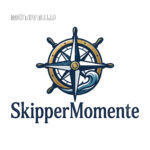 Emaille-Tasse "SkipperMomente" weiß – Bild 4