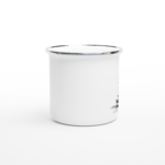 Emaille-Tasse "Solo-Segler" weiß – Bild 2