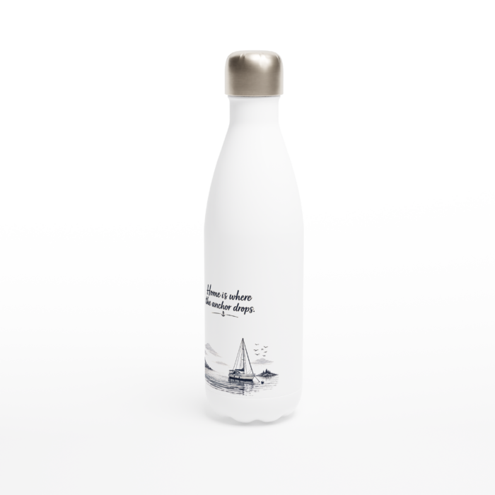 Maritime Isolierflasche "Home ist where the anchor drops" – Bild 2