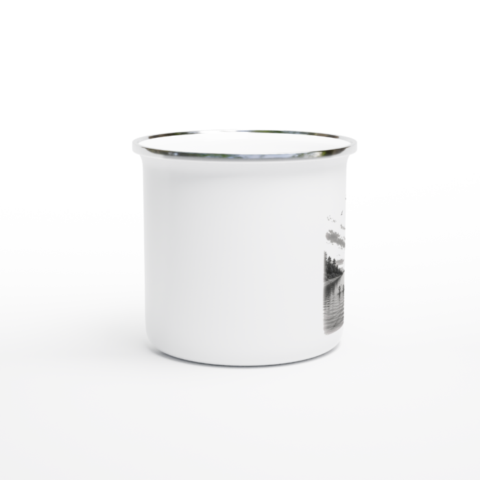 Emaille-Tasse "Ankern.Motor aus.Perfekt" – Bild 2