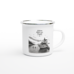 Emaille-Tasse "Ankern.Motor aus.Perfekt"