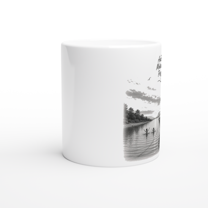 Keramiktasse "Ankern.Motor aus.Perfekt" – Bild 2