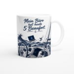 Keramiktasse "Mein Büro hat 5 Beaufort"