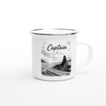 Emaille-Tasse "Captain"