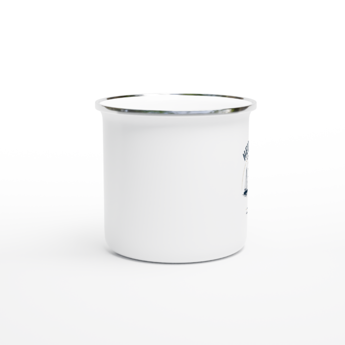 Emaille-Tasse "Heimathafen" – Bild 2