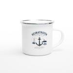 Emaille-Tasse "Heimathafen"