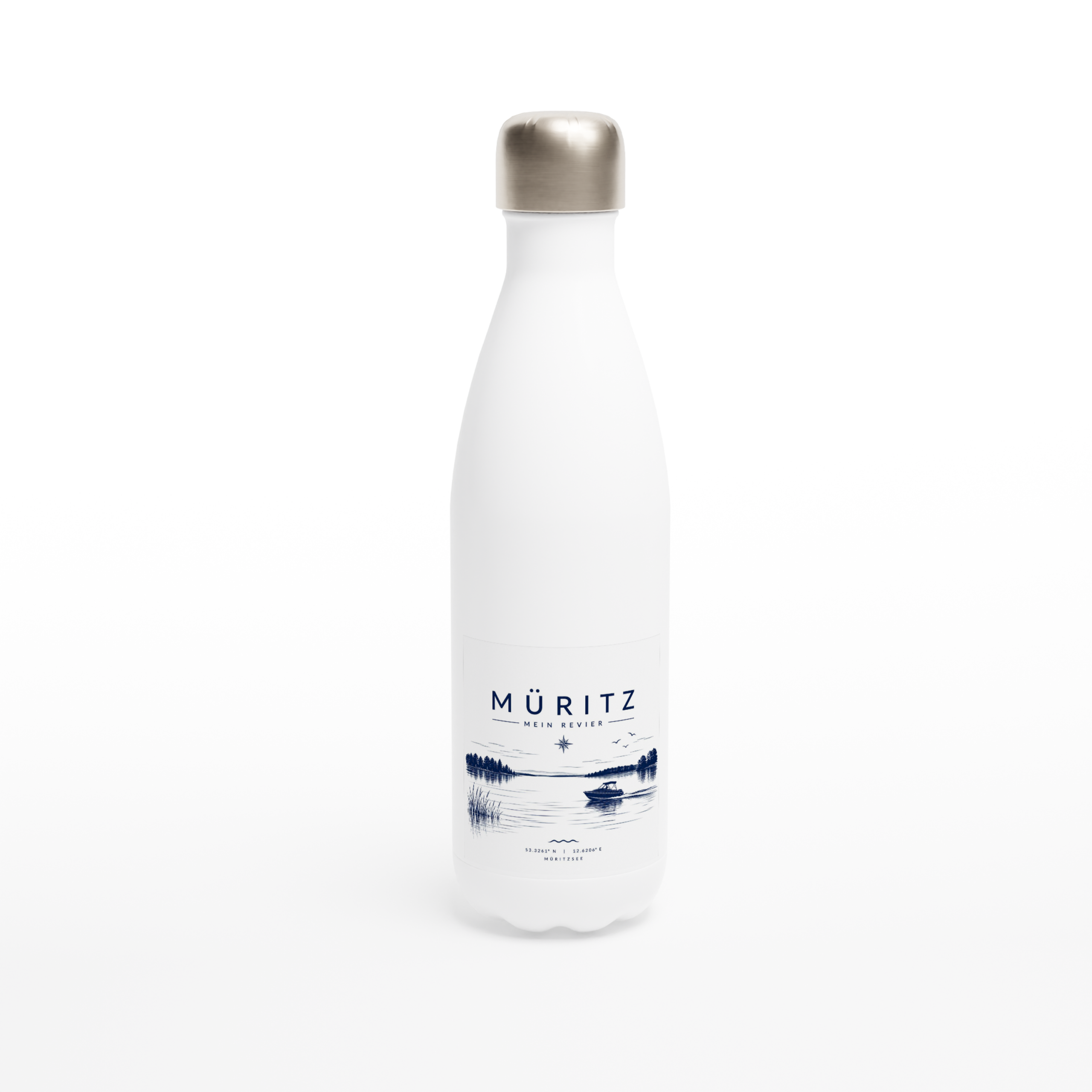 Müritz_Flaasche_front Maritime Isolierflasche "Müritz" – Bild 1
