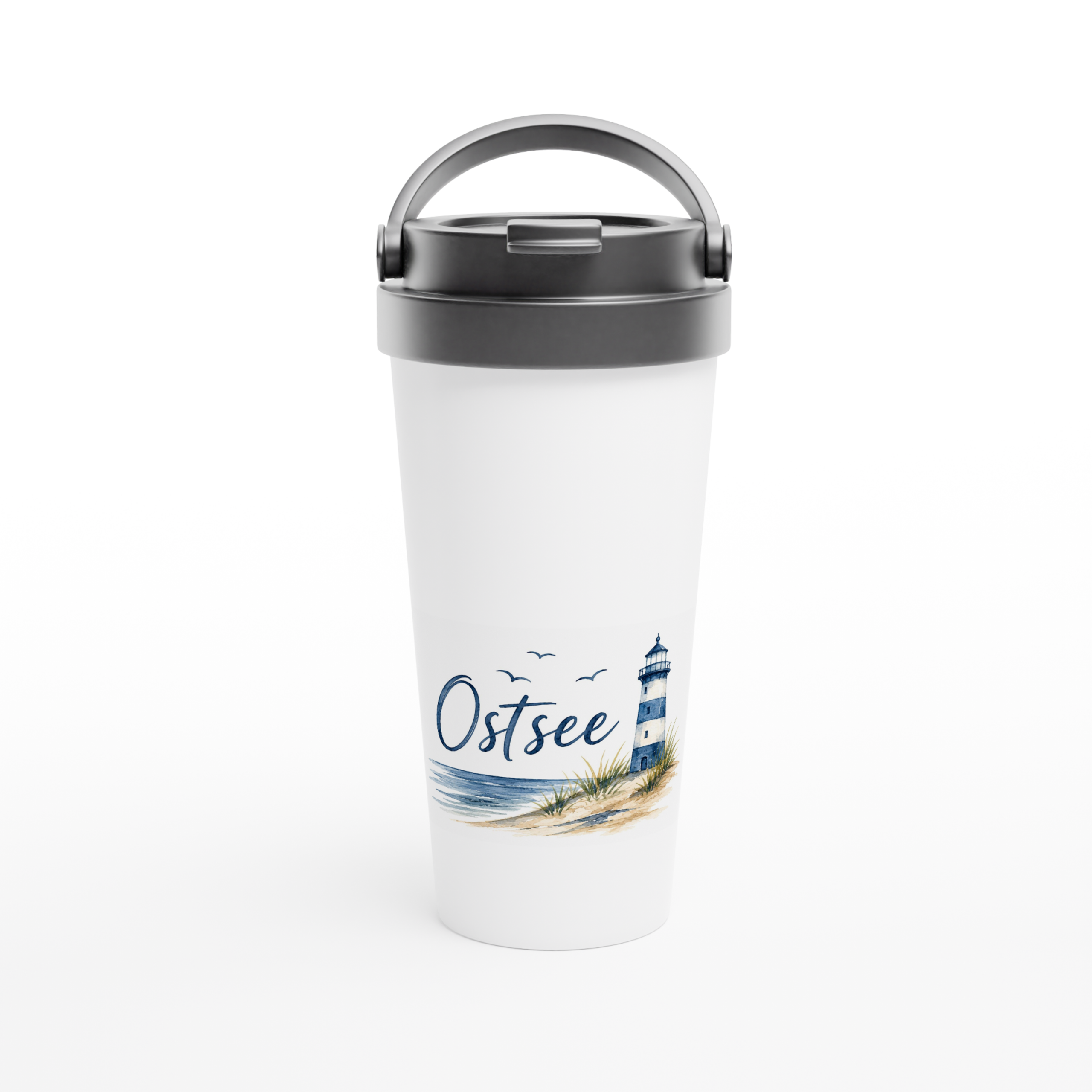 Ostsee_Becher_front Maritimer Isolierbecher "Ostsee" – Bild 1