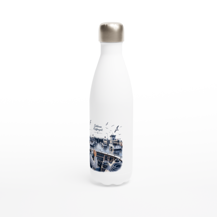 Maritime Isolierflasche "Schleuse. Kaffeezeit." – Bild 2