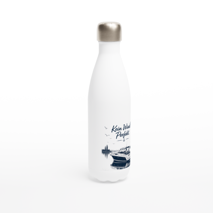 Maritime Isolierflasche "kein Wind" – Bild 2