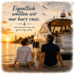 Maritimer Isolierbecher "Eigentlich wollten wir nur kurz raus" – Bild 4