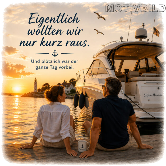 Maritimer Isolierbecher "Eigentlich wollten wir nur kurz raus" – Bild 4