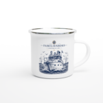 Emaille-Tasse "Familienbord"