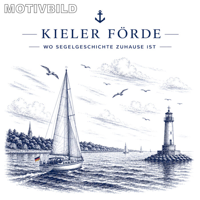 Maritime Isolierflasche "Kieler Förde" – Bild 4