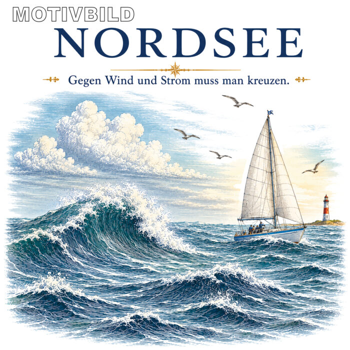Maritime Isolierflasche "Nordsee" – Bild 4