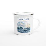 Emaille-Tasse "Nordsee"