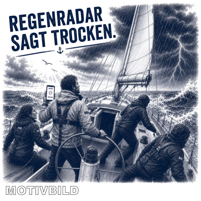 Keramiktasse "Regenradar sagt trocken" – Bild 4