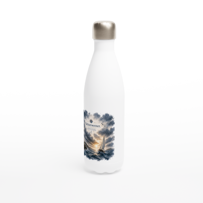 Maritime Isolierflasche "Schietwetter" – Bild 2