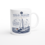 Keramiktasse "Solo-Segler"