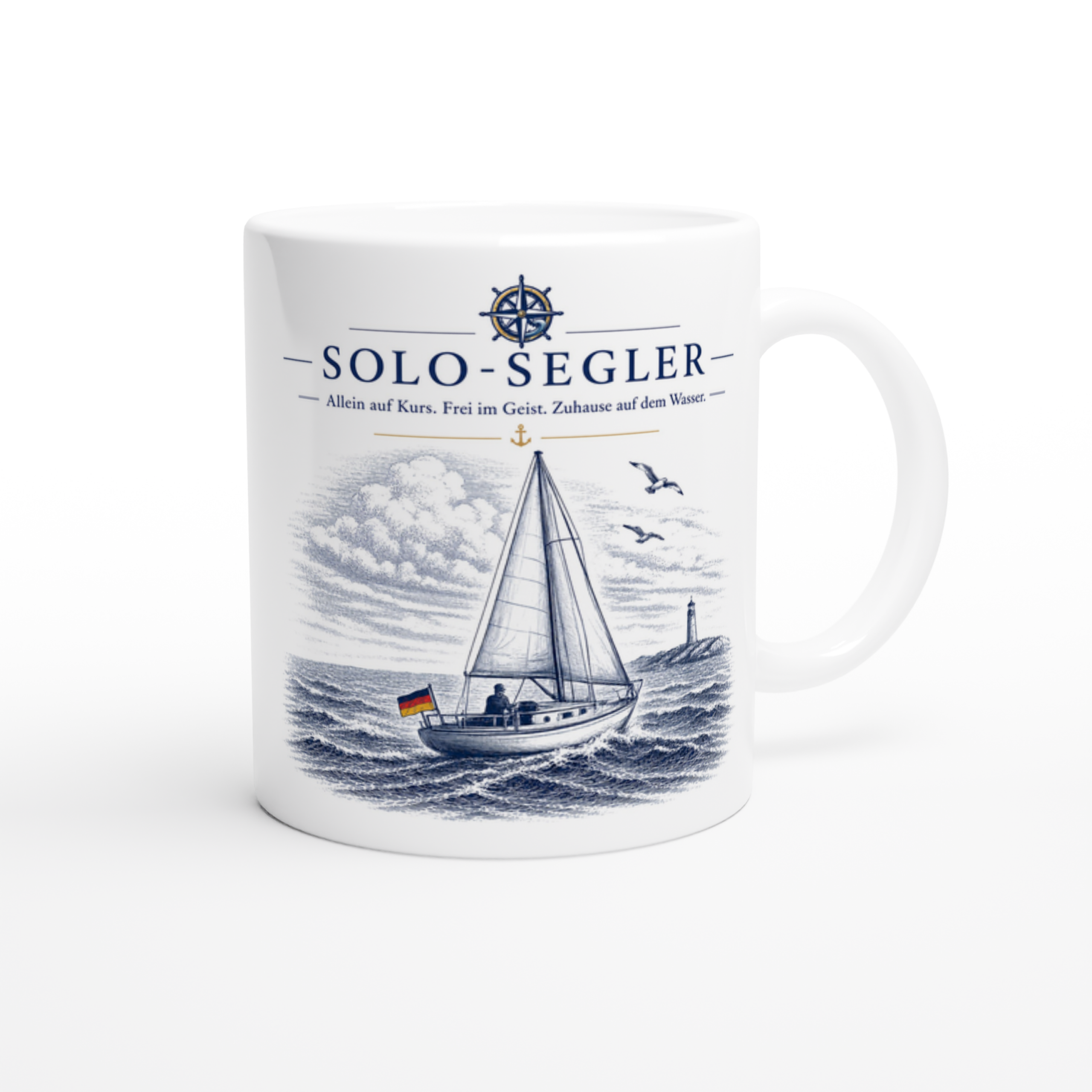 Solo_Keramik_right Keramiktasse "Solo-Segler" – Bild 1