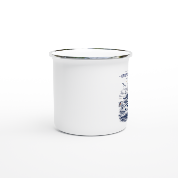 Emaille-Tasse "Unterwegs zuhause" – Bild 2