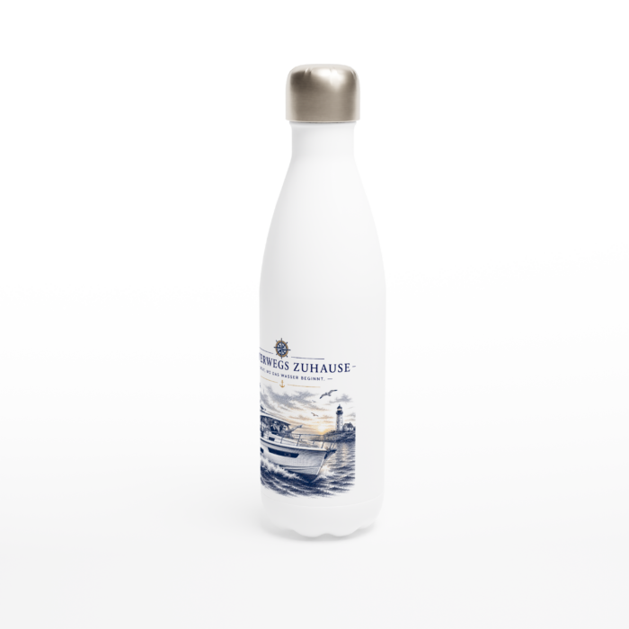 Maritime Isolierflasche "Unterwegs zuhause" – Bild 2
