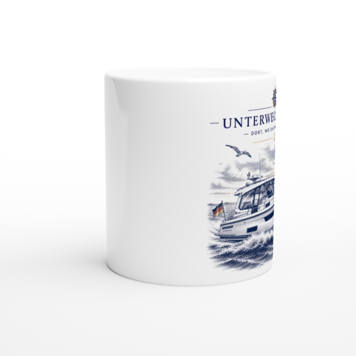 Keramiktasse "Unterwegs zuhause" – Bild 2