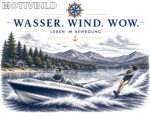 Maritime Isolierflasche "Wasser. Wind. Wow" – Bild 4