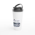 Maritimer Isolierbecher "Wasser. Wind. Wow" – Bild 2