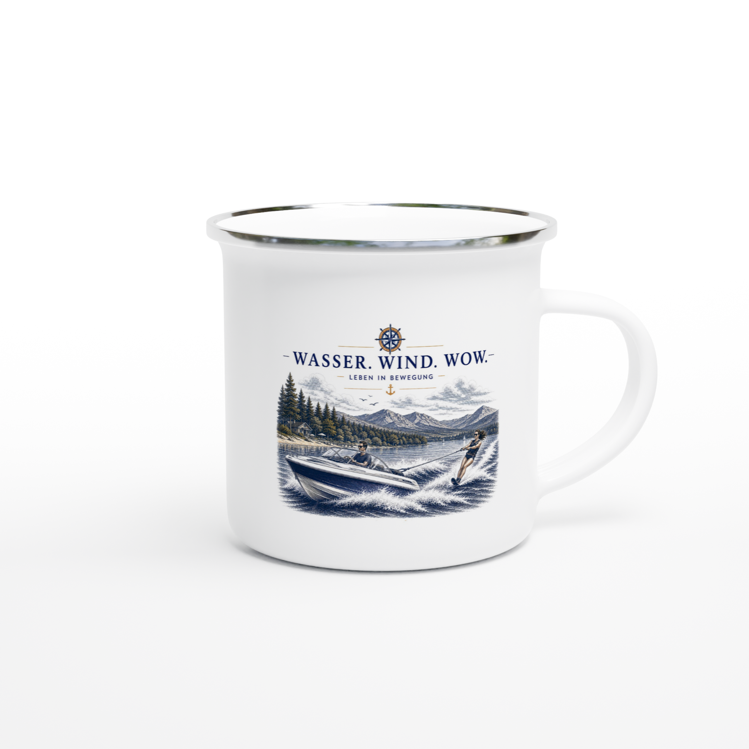 Wasser-Wind-Wow_Emaille_right Emaille-Tasse "Wasser. Wind. Wow" – Bild 1