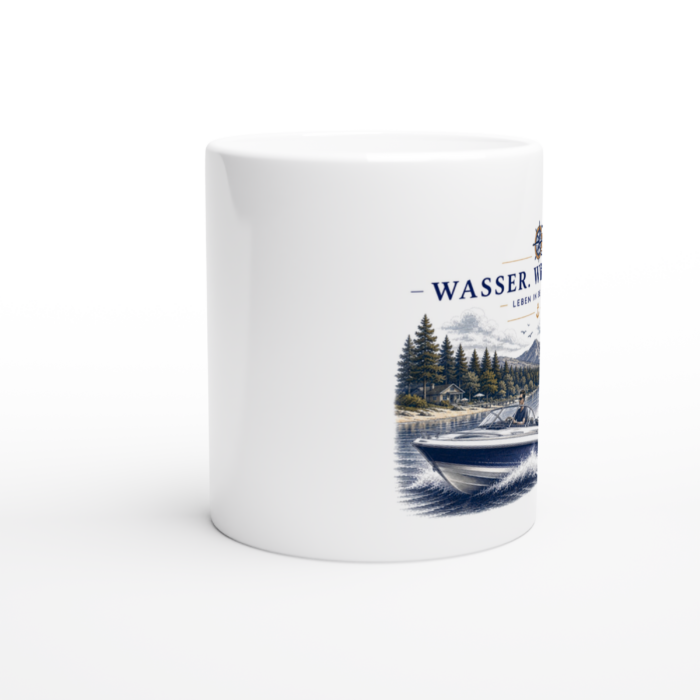 Keramiktasse "Wasser. Wind. Wow" – Bild 2