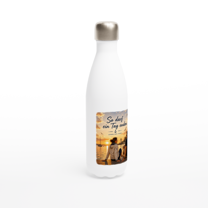 Maritime Isolierflasche "So darf ein Tag enden" – Bild 3