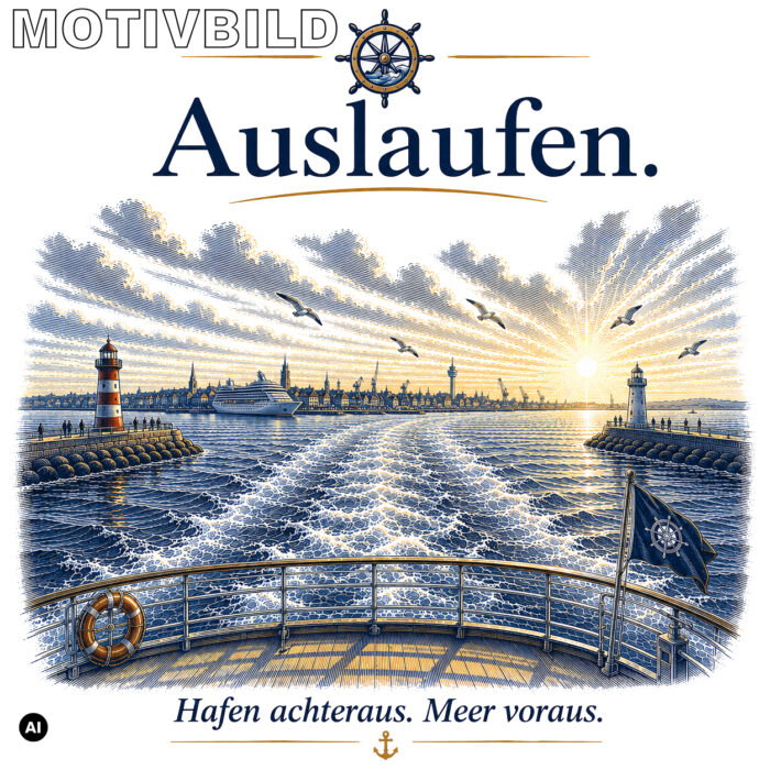 Emaille-Tasse "Auslaufen" – Bild 4