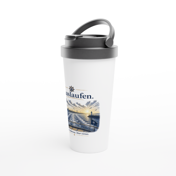 Maritimer Isolierbecher "Auslaufen" – Bild 2
