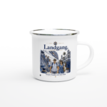 Emaille-Tasse "Landgang"