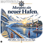 Morgens ein neuer Hafen