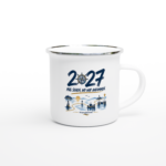 Emaille-Tasse "2027"