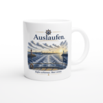 Keramiktasse "Auslaufen"