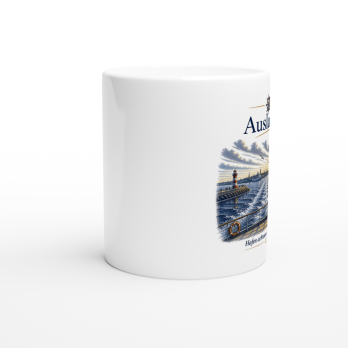 Keramiktasse "Auslaufen" – Bild 2