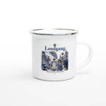 Emaille-Tasse "Landgang"