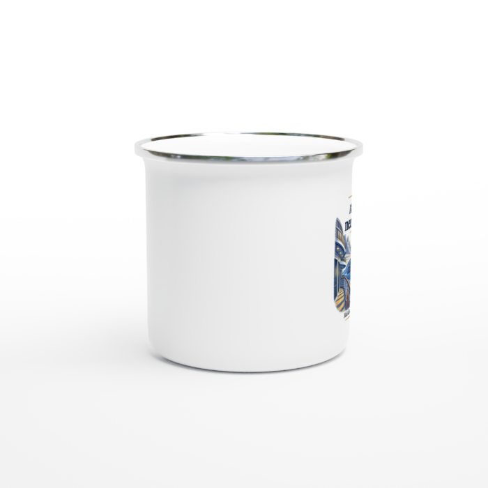 Emaille-Tasse "Morgens ein neuer Hafen" – Bild 2